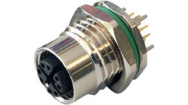 PXMBNI12RPF08XPCM16, Гнездо; M12; PIN: 8; "мама"; код X-ProfiNET; THT; IP67; 48В; 0,5А, Bulgin