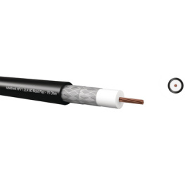 HFV 1.2L/4.9D MOBIL FLEX, Video cable 1x75 Ohm black, Kabeltronik