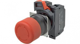 A22NE-S-P222-N, Emergency Stop Switch 3NC IP65, Omron