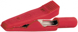 MA 1 RED, Crocodile clip diam. 2 mm red, SKS Kontakttechnik