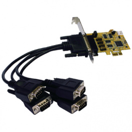 EX-44044-2, PCI-E x1 Card4x RS232 -, Exsys