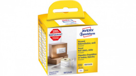 AS0722430, Parcel Roll Labels, 1 roll/220 labels, 54 x 101 mm, White, Zweckform