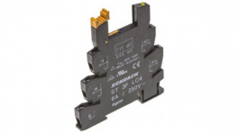 ST3FLC4, Relay socket SNR, 12/24/48 VDC 24 VDC Socket for DIN-Rail mount with LED, diode,, Schrack / TE