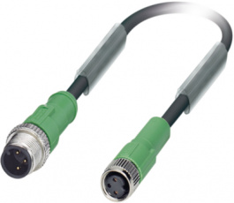 1668823, SAC-3P-M12MS/3,0-PUR/M 8FS Sensor Cable, Phoenix Contact