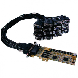 EX-44016-L, PCI-E x1 Card16x RS232 -, Exsys