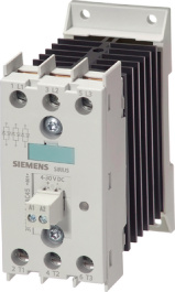 3RF2420-1AB45, Реле: полупроводниковое; Uупр: 4?30ВDC; 20А; 48?600ВAC; 3-фазный, Siemens
