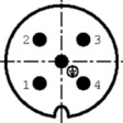 99 0709 00 05 Cable connector, 5-pin 694 Poles=5 Male