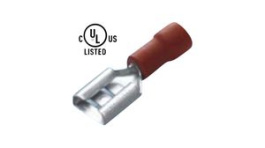 RND 465-00502 [100 шт], Blade Receptacle Vinyl Red 2.8 x 0.5 mm Pack of 100 pieces, RND Connect
