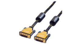 11.04.5513, Video Cable, DVI-D 24 + 1-Pin Male - DVI-D 24 + 1-Pin Male, 3840 x 2160, 3m, Roline