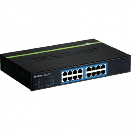 TEG-S16Dg, Ethernet Switch, RJ45 Ports 16, 1Gbps, Unmanaged, Trendnet