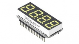 3109, 4-Digit 7-Segment Display FeatherWing White, ADAFRUIT