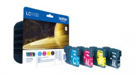 LC1100VALBPDR, Ink LC-1100VALBPDR Black/Cyan/Magenta/Yellow, Brother