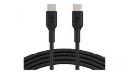 CAB003BT1MBK, Cable USB-C Plug - USB-C Plug 1m Black, BELKIN