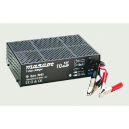 2043 24V, Charger for lead-acid batt. 5A, Desktop, 3-step charge control, Mascot
