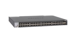XSM4348CS-100NES, Ethernet Switch, RJ45 Ports 48, Fibre Ports 4 SFP+, 10Gbps, Layer 3 Managed, NETGEAR