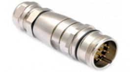 PXMBNI23FIM19ASC, Разъем: M23; вилка; PIN:19; "папа"; пайка; на провод; прямой; 8А, Bulgin