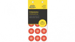 6935, Inspection Plate Inspection 15 Vinyl Red, Zweckform