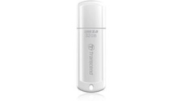 TS32GJF370, USB Stick, JetFlash, 32GB, USB 2.0, White, Transcend