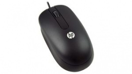 QY777AA, Wired USB Mouse 800dpi Black, HP