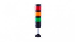 PC7-Q01, Pre-Assembled Signal Tower, Modul-Perfect 70, Red/Orange/Green, 24VAC / DC, Continuous, Base Mount/Tube Mount, Auer