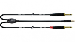 CFY 3 WPP-LONG, Y-Adapter Cable, 1 x Jack Plug Stereo 3.5 mm, Cordial