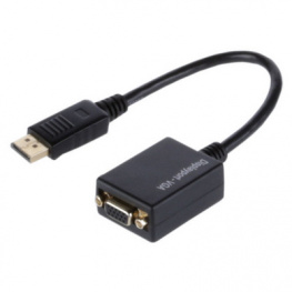 SB-3506-015, Adapter 15 cm DisplayPort - VGA m - f, Maxxtro