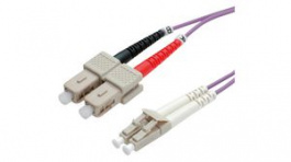 21.15.8761, Fibre Optic Cable 50/125 um OM4 Duplex LC - SC 1m, Roline