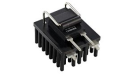 PA-T2X-38E, Forged Pin Fin Heat Sink, TO-220/TO-247/TO-264, 7.46W/°C, Ohmite