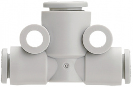 KQ2T04-00A, T-plug-in connector-4.0 mm, SMC PNEUMATICS