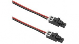 45133-0210, UltraFit Cable Assembly, 2 Poles, Black, 1m, Molex