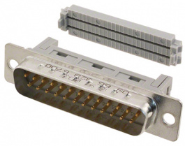 09663286700, D-Sub plug 25 Male IDC, Harting