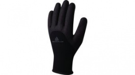 VV750NO09, Knitted Glove Size=9 Black, Delta Plus