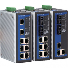 EDS-408A-MM-SC, Switch 6x 10/100 2x 100FX SC/MM -, Moxa