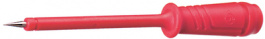 PRUEF 2 RED, Test probe diam. 4 mm red, SKS Kontakttechnik