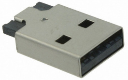 629004113921, Plug with clip, 4, USB A, WURTH Elektronik