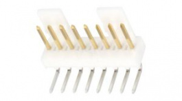 22-12-4082, KK 254 Through Hole PCB, Right Angle, 8 Contacts, 1 Rows, 2.54mm Pitch, Molex