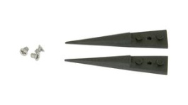 A2CF, Kit of 2 Carbon Fibre Tips and 3 Screws Pointed/Straight/Very Sharp 40mm ESD, Ideal-Tek