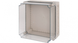 CI44E-250, Insulated enclosure 375 x 375 x 275 mm pebble grey RAL 7032 Polycarbonate IP 65, Eaton