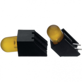 550-2307F, PCB LED 5 mm round Yellow standard, Dialight