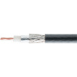 HFX 50 1336-PVC RG Coaxial cable   1 x1.35 mm Copper wire blank Black