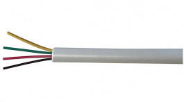 RND 475-00751 [100 м], Telecom Data Cable 4x 0.16mm2 Bare Copper PVC White, Reel of 100 meter, RND Cable