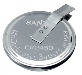 CR2032-T1, Button cell battery Lithium 3 V 190 mAh, Sanyo
