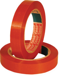 64286 12MM X 66 M ORANGE, Strapping tape orange 12 mmx66 m, Tesa
