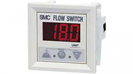 PF2A311-A, Digital flow switch 10...100 l/min 2 x PNP, SMC PNEUMATICS