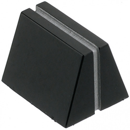 A1509420, Slider knob black 6x2 mm, OKW