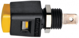 ESD 498 / WS, Зажим лабораторный; белый; 70ВDC; 16А; Контакты: никель; -25?90°C, Schutzinger