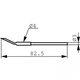 422 MD/SB [2 шт], Soldering tip pair SMD40 2 p., Ersa