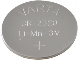 CR2320, Button cell battery,&nbsp;&nbsp;Lithium Manganese Dioxide, 3 V, 135 mA, Varta