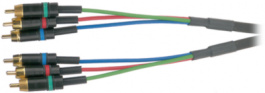 NX-3CIN-3CIN-10, Component cable 3x RCA-Plug 3x RCA-Plug 10 m, Contrik