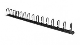 CMVER20UD, 19" Server Rack Vertical Cable Management, D-Ring Hooks, 20U, Steel, Black, StarTech.com